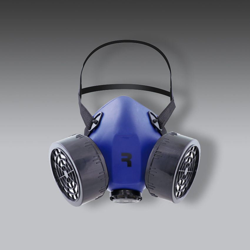 mascarillas para la seguridad industrial respirador de dos trompas modelo rex 200 marca jyrsa
