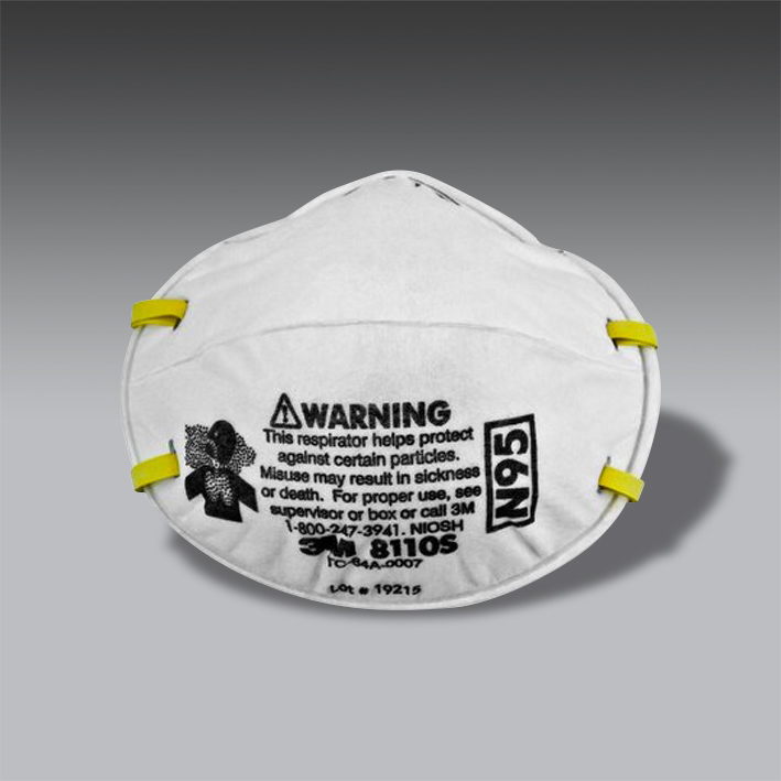 respirador desechable para la seguridad industrial modelo MM 8110 respirador desechable de seguridad industrial modelo MM 8110