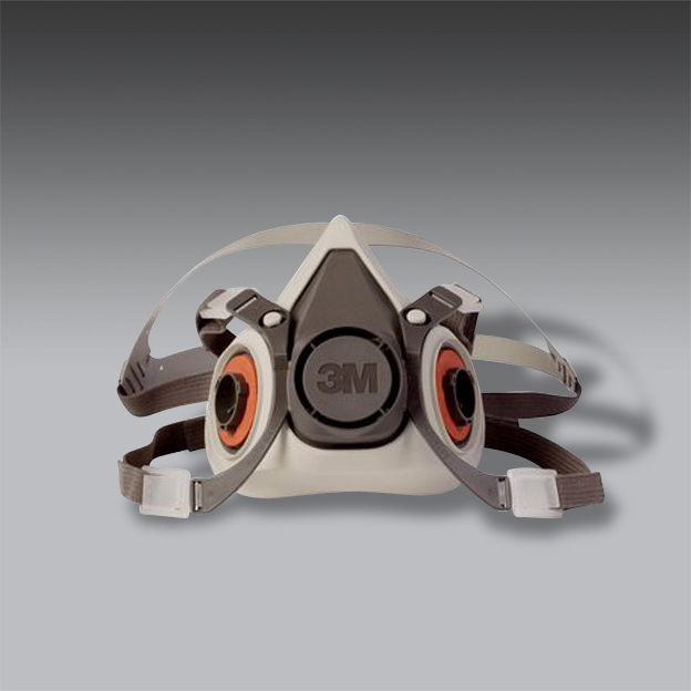 respirador media cara para la seguridad industrial modelo MM 6100 respirador media cara de seguridad industrial modelo MM 6100